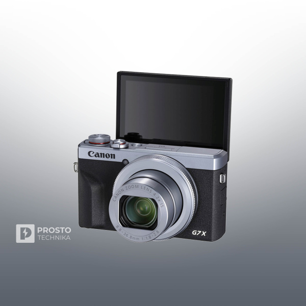 Фотоаппарат Canon PowerShot G7 X Mark III, серебристый